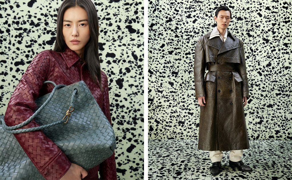 Backstage images from Bottega Veneta's Winter 2023 show in Beijing. Photo: Bottega Veneta