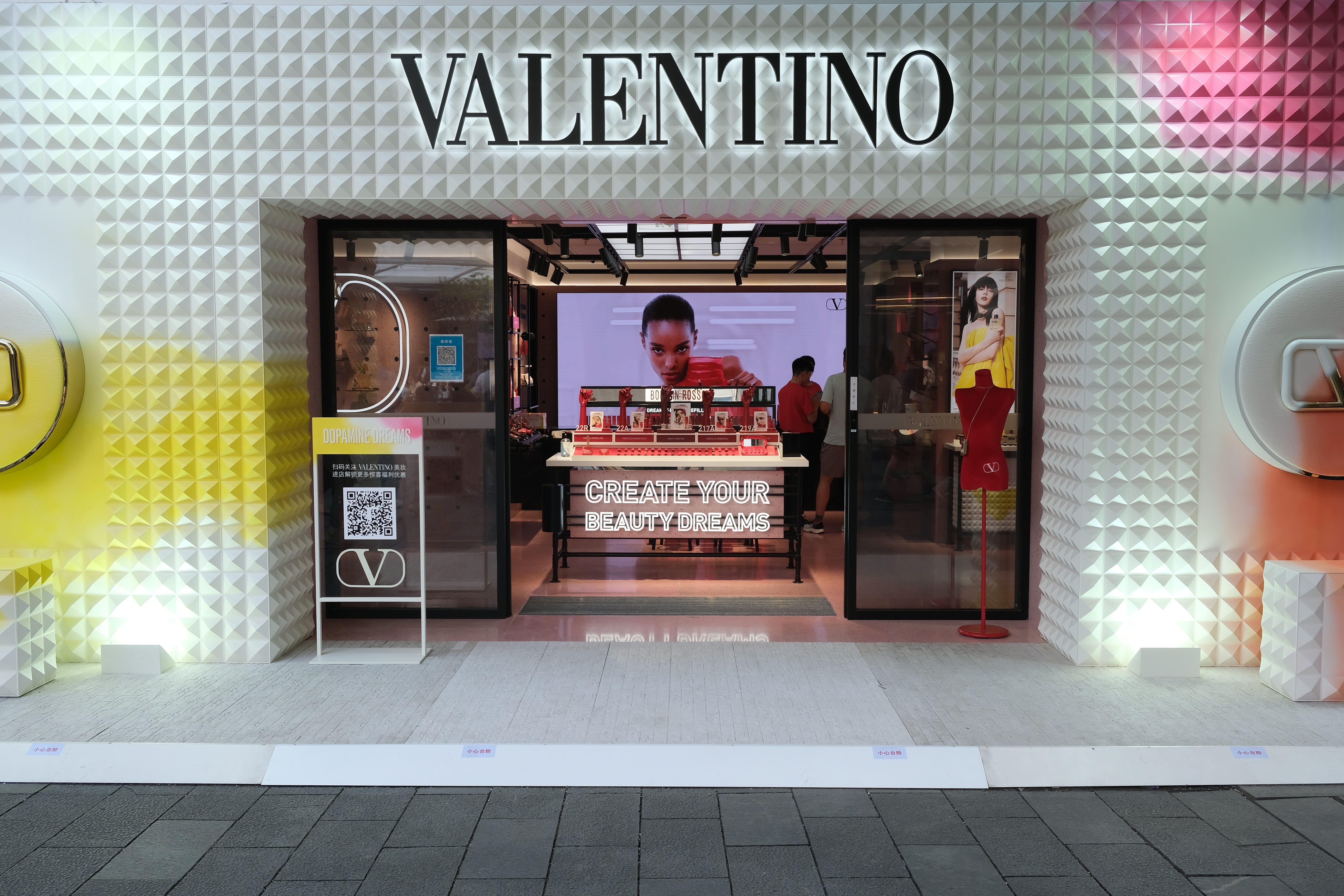 Valentino Beauty added a retail space in Shanghai to its China store count. Photo: Shutterstock