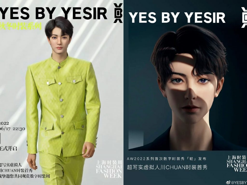 Yes by Yesir will host a metaverse show with virtual idol Chuan to connect with global fans. Photo: Yes By Yesir