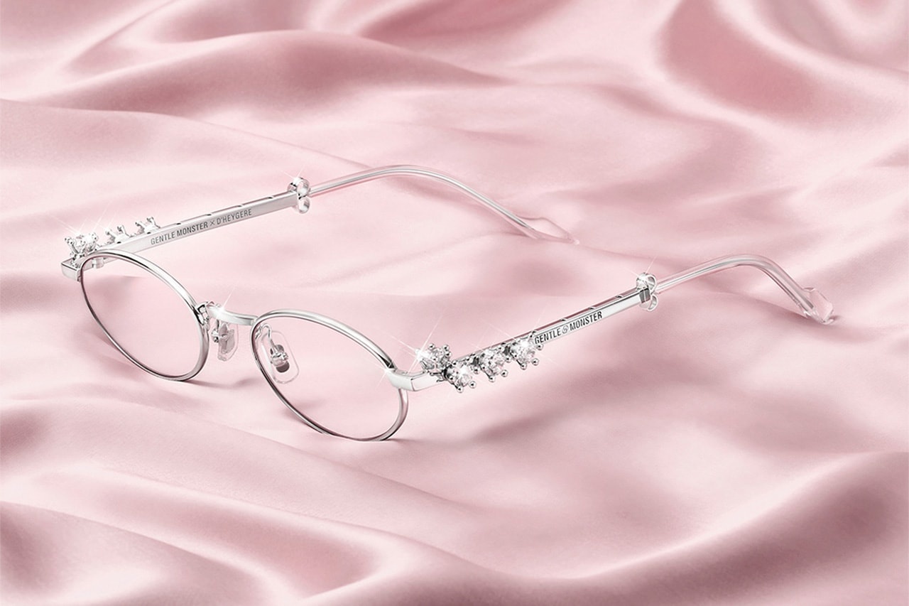 D'heygere x Gentle Monster team up on blinged-out eyewear. Photo: Gentle Monster