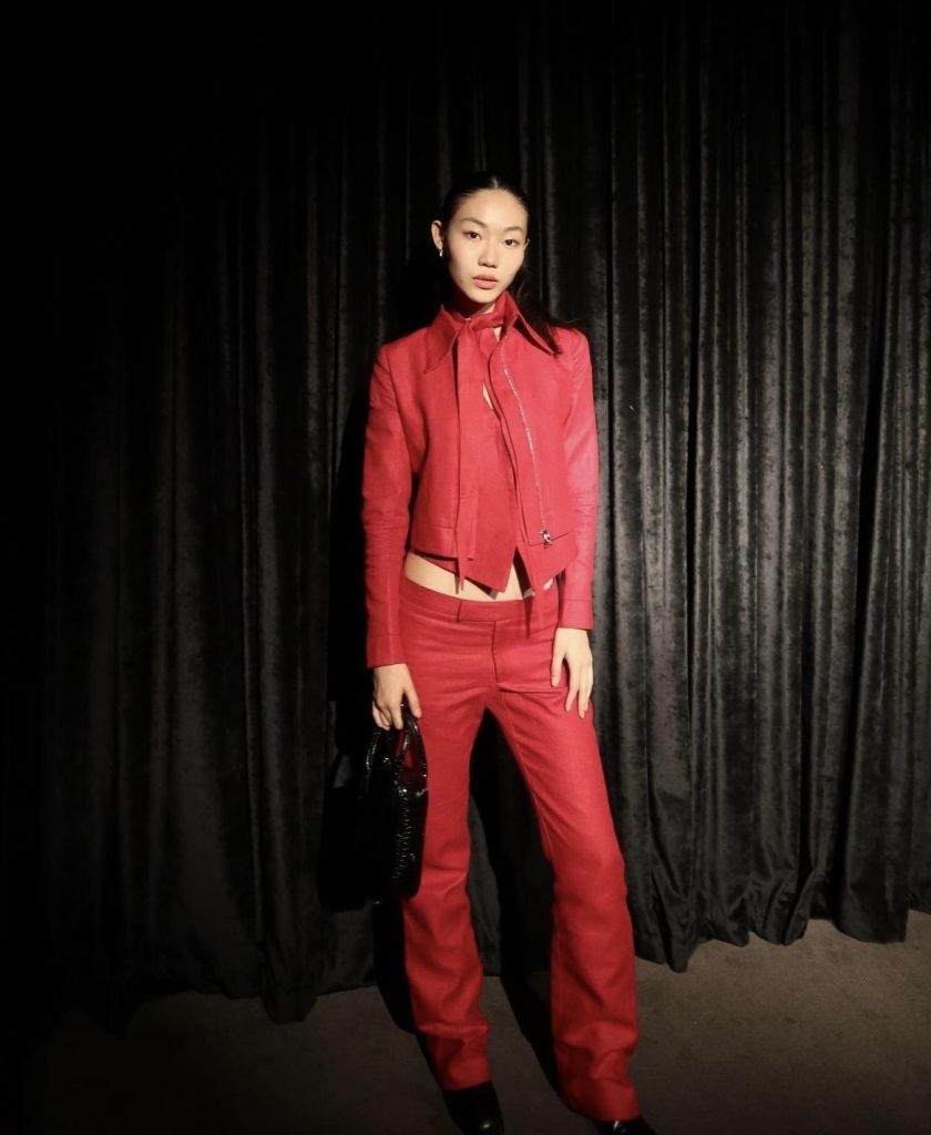 Dorrit Li attending Frolov's Spring/Summer 2024 show. Photo: @yitongg.d