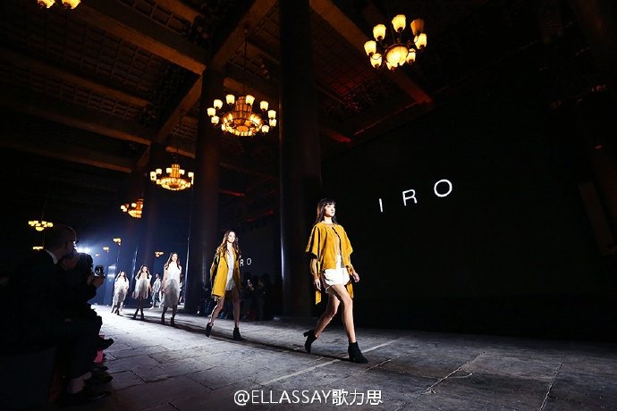 Ellassay took IRO to Changsha Fashion Week this year.