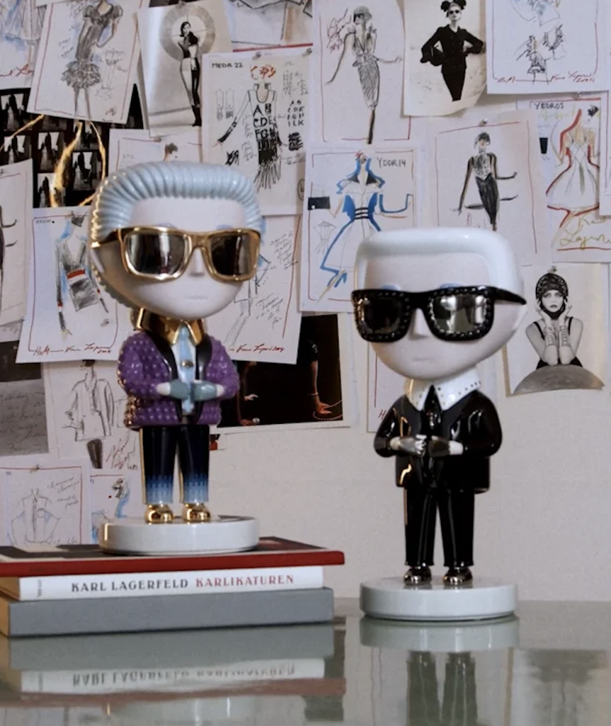 日本未発売　LE FIGARO HOMMAGE: KARL LAGERFELD Karl Lagerfeld Pop Art Ceramic Sculpture | Lighting And