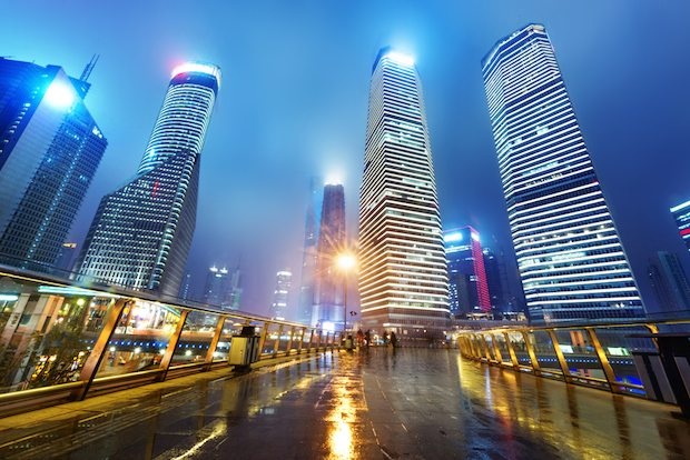 Shanghai's Lujiazui financial center. (Shutterstock)
