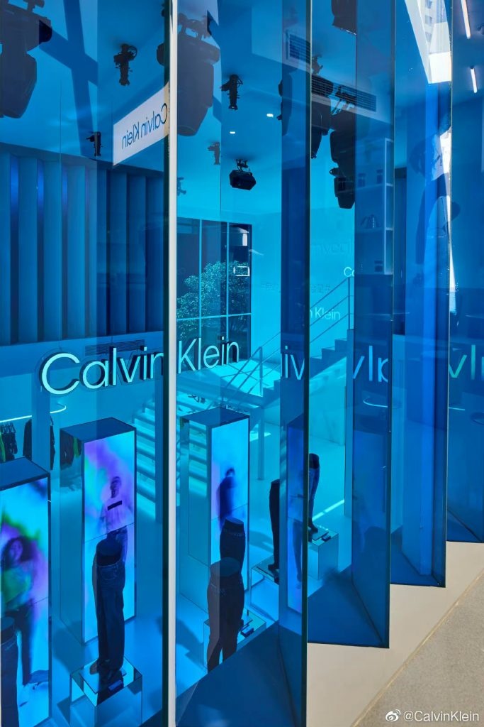 Calvin Klein hosted a pop-up in Shanghai in November 2021. Photo: Weibo