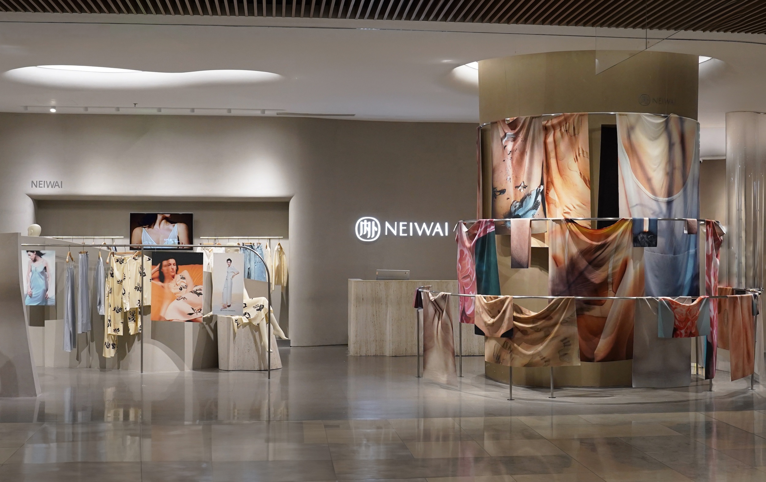 Neiwai’s exhibit is hosted at Shanghai’s Jing’an Kerry Center. Photo: Neiwai