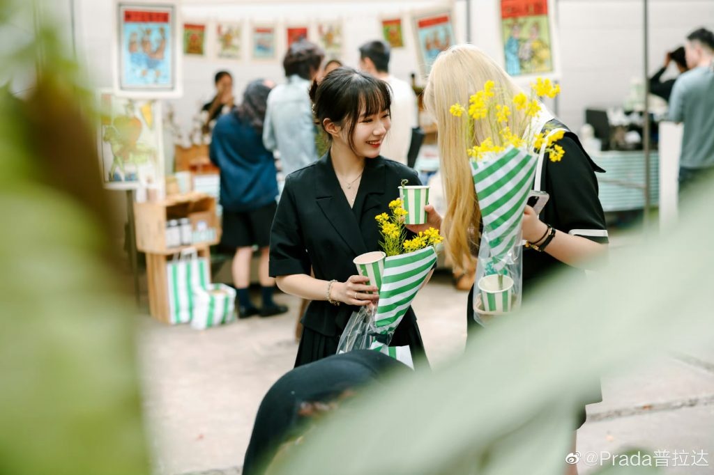 Prada's weekend market at the Prada Rong Zhai in Shanghai attracted nearly 3,000 guests. Photo: Prada