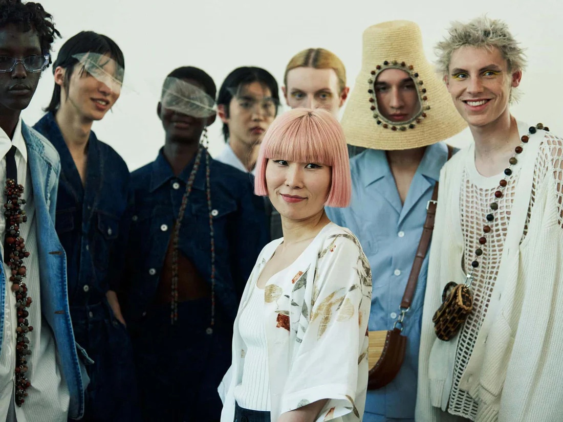 Feng Chen Wang has become one of the most prominent Chinese labels in the world, frequently collaborating with household names on a global scale. Photo: Fengchen Wang at her Spring 2024 show