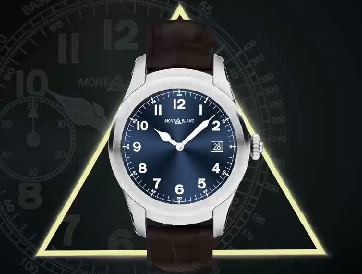 Montblanc launched a Moments Ad to introduce its Summit smartwatch. Photo: WeChat