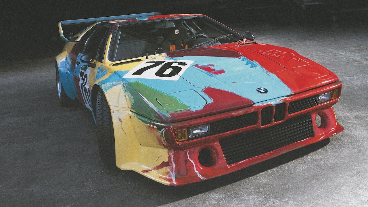 Andy Warhol's BMW M1 in 1979. Photo: BMW