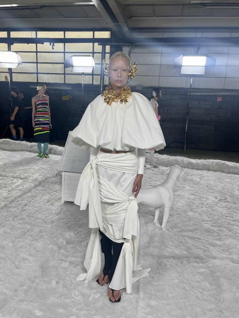 Celine Kwan SS2024 with Hong Kong's Fashion Farm Foundation at Paris Fashion Week. Photo: Jing Zhang