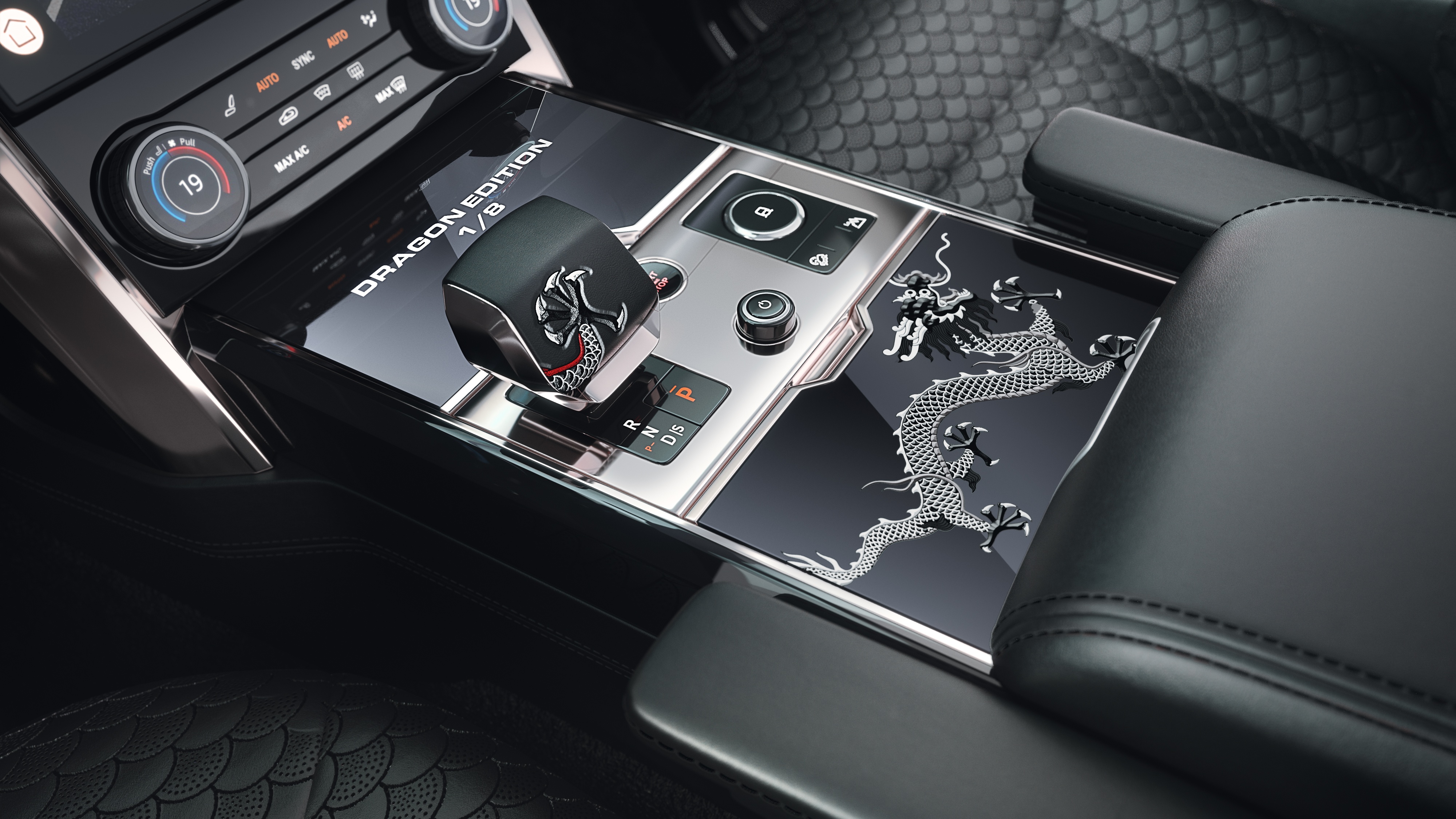 Interior details of the Dragon Edition Range Rover. Photo: Overfinch