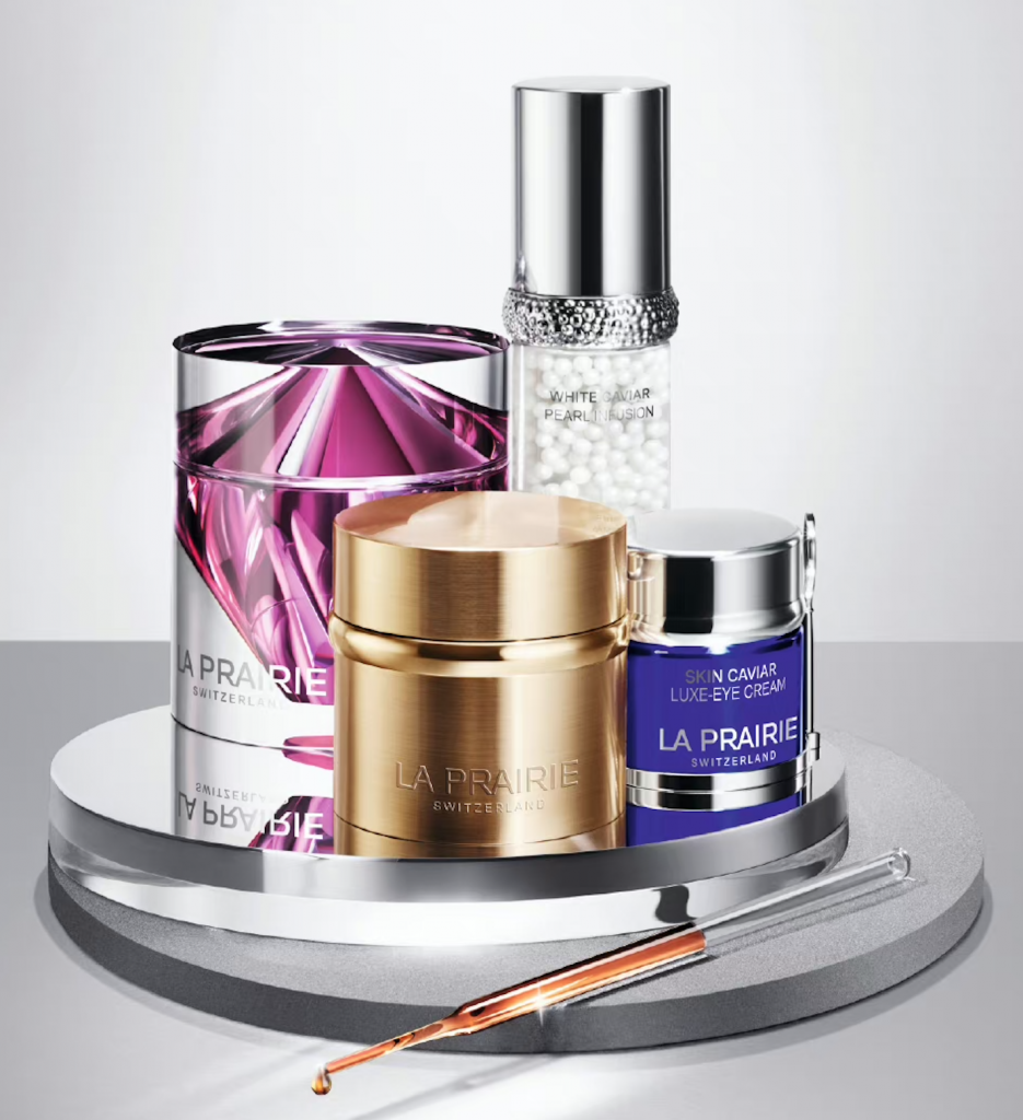 Beiersdorf’s premium luxury skincare label La Prairie sales were 319 million (2.3 billion RMB) in the first half of 2023, a 10.5 percent year-on-year decrease. Image: La Prairie