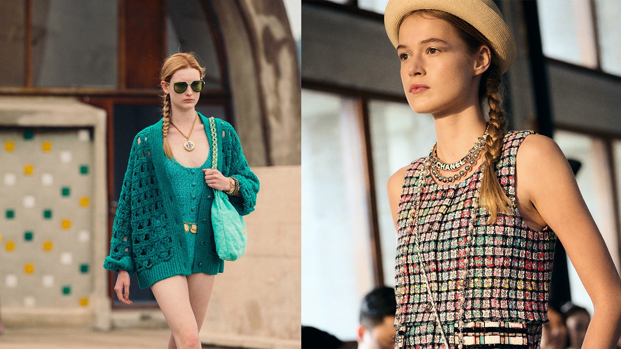 Looks from Chanel’s Cruise 2024/25 show.