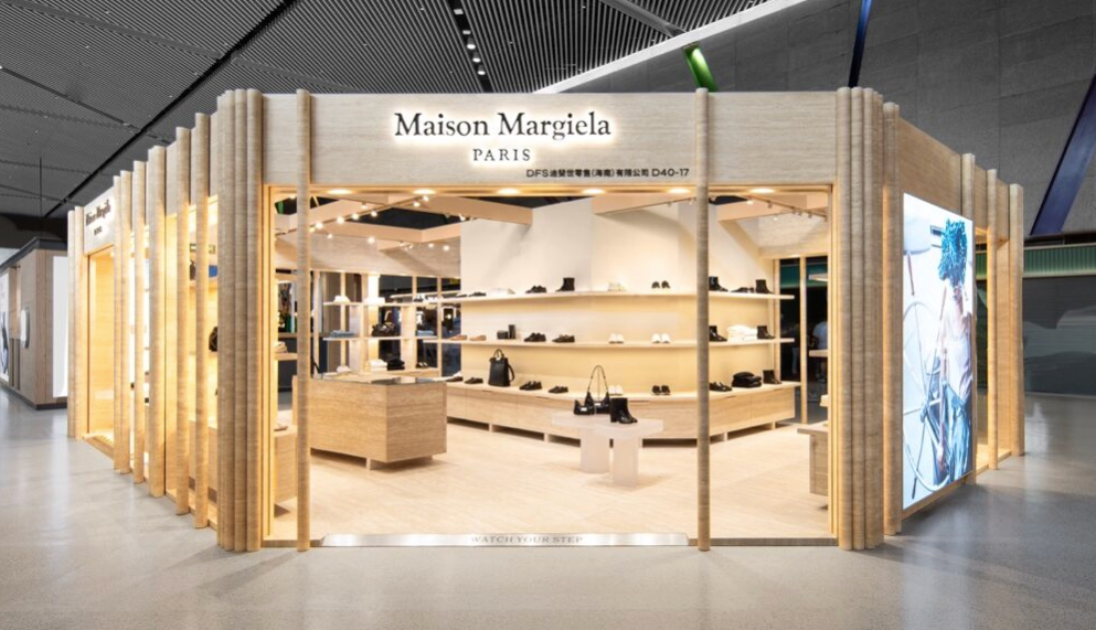 Maison Margiela's store at Shanghai Hongqiao Airport. Image: Maison Margiela