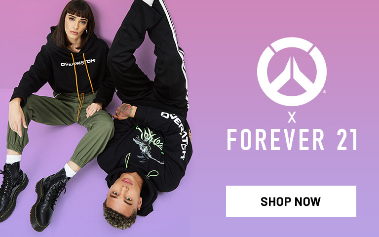 Forever 21 previously released a fast-fashion collection featuring the popular first-person shooter game Overwatch. Photo: Forever21.com
