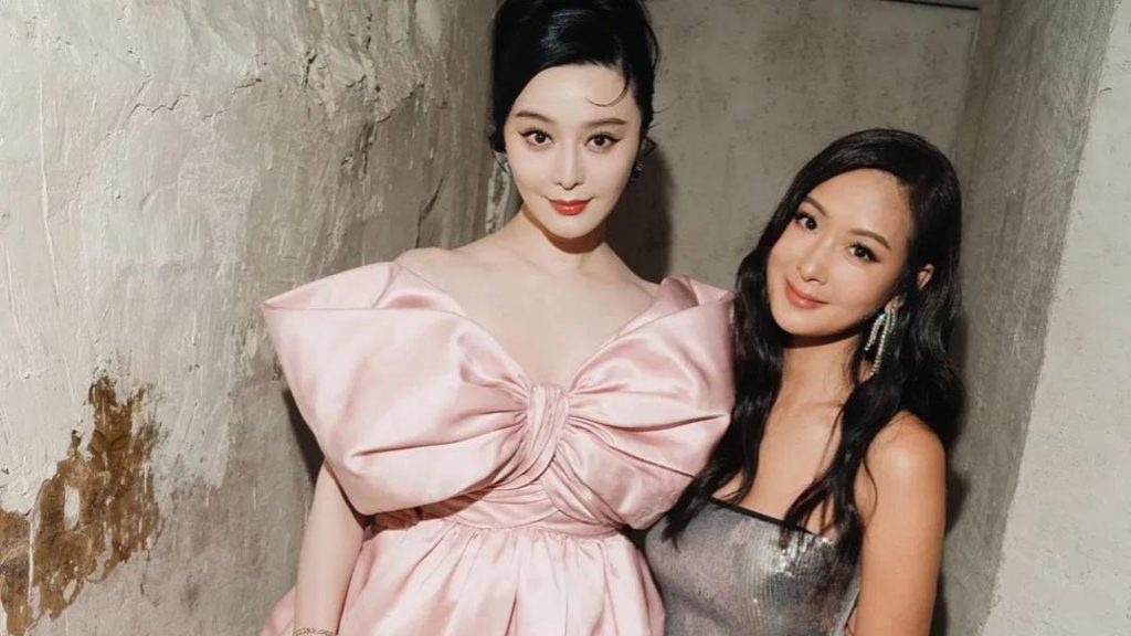 Fan Bingbing attends the LuisaViaRoma x Yun Yun Sun event, wearing Giambattista Valli Haute Couture. Photo: LuisaViaRoma x Yun Yun Sun