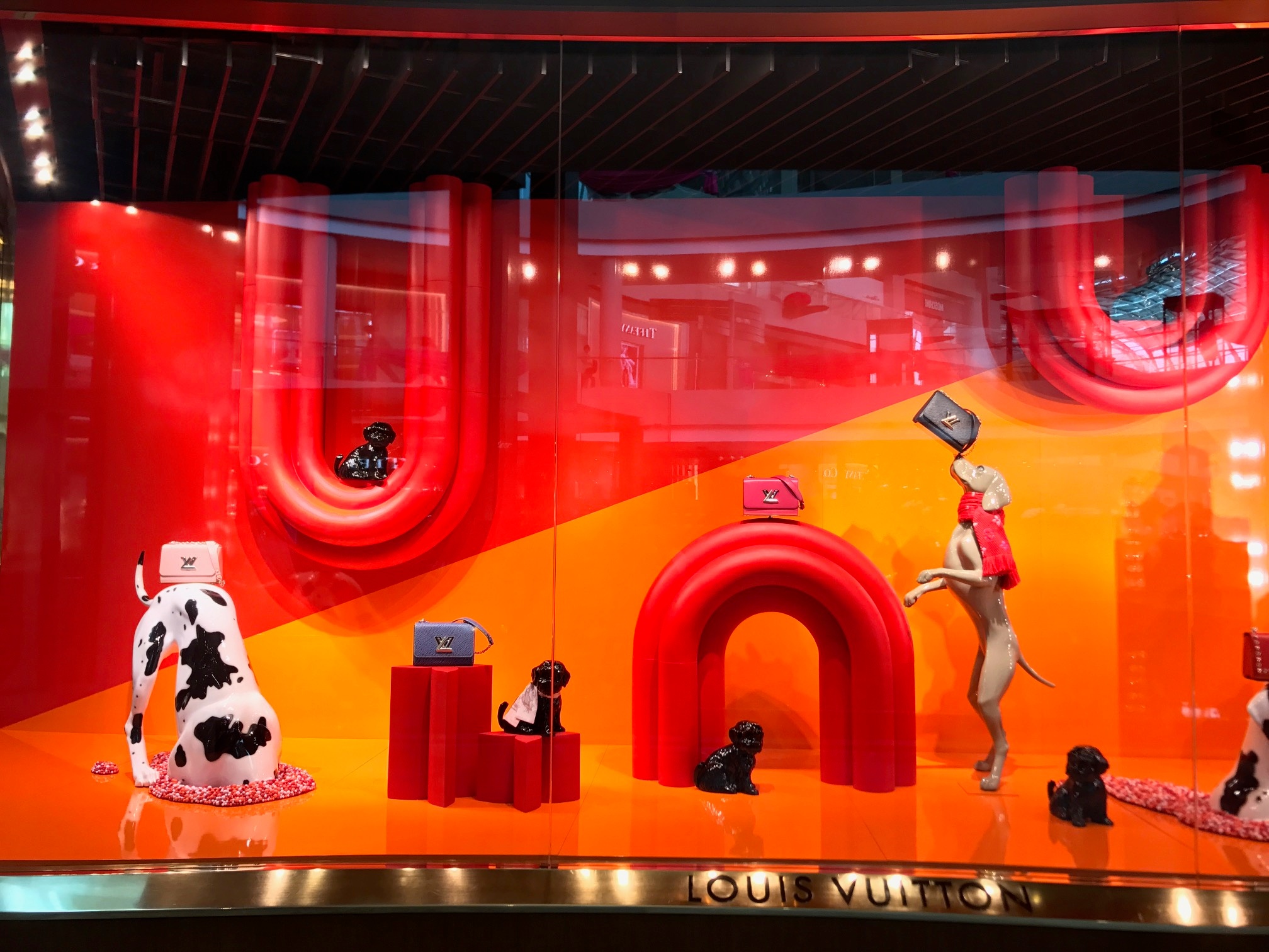 The Louis Vuitton window at Marina Bay Sands, Singapore. Photo: Zara Hoffman