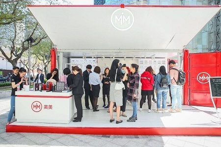 MyMM's pop-up store in Shanghai