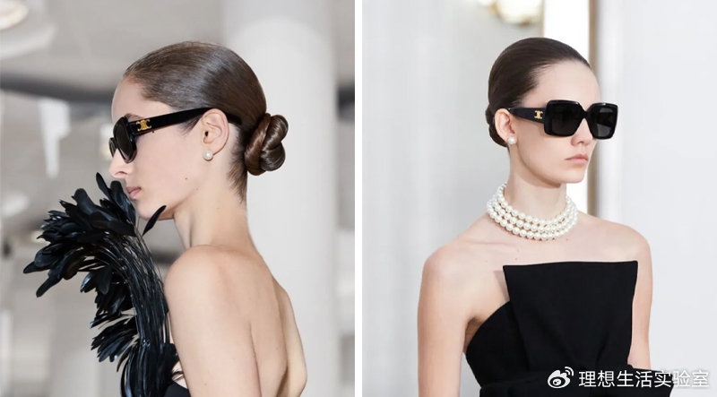In Celine’s Fall Winter 2024 fashion film released via its official social channels, models were wearing Celine’s La Peau Nue lipstick. Image: Weibo