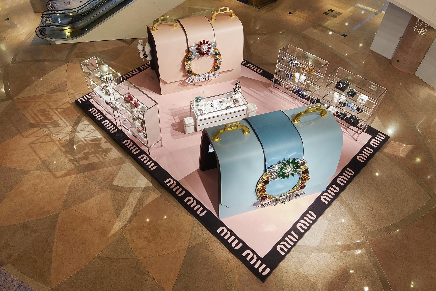 Miu Miu's pop-up store in Hong Kong. Photo: VCG