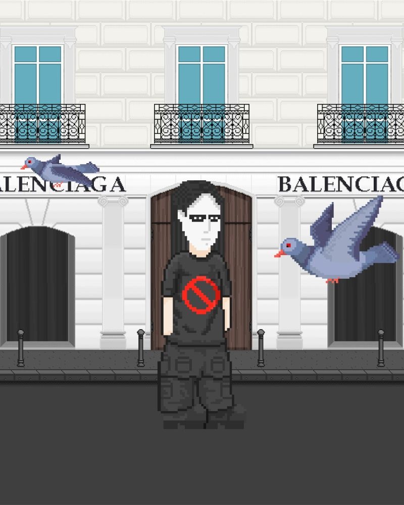 Balenciaga has launched a new mini-game to boost customer experience. Image: LinkedIn