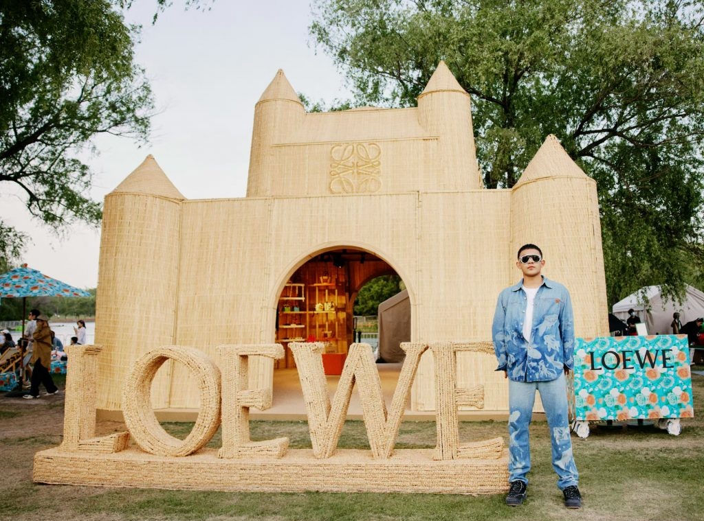 Loewe brought its Paula's Ibiza 2023 collection to the Strawberry Music Festival in Shanghai in May. Photo: Loewe