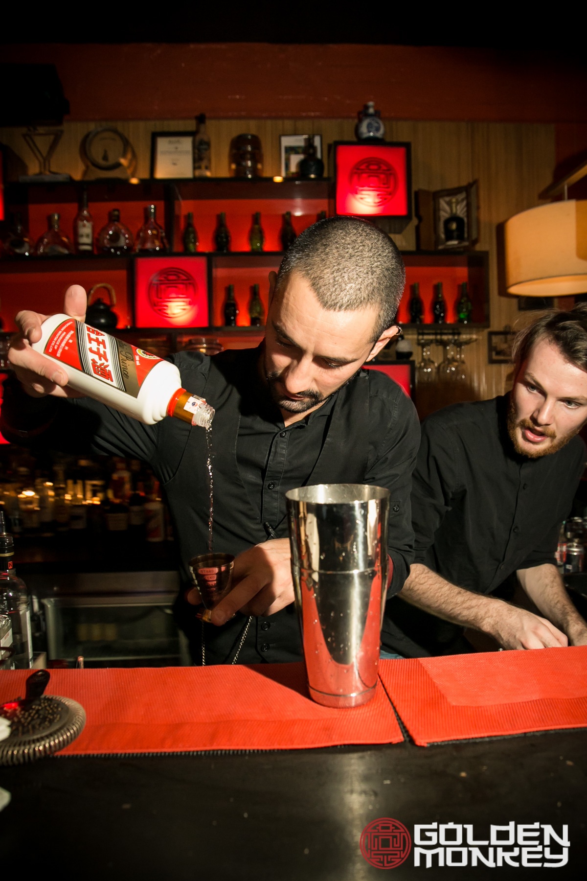 A cocktail being prepared with Moutai at the Golden Monkey in Melbourne, Australia. (Courtesy Photo)