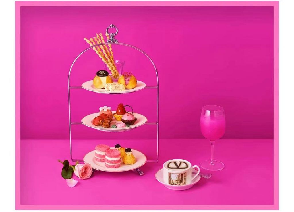 Valentino bets on the pink cult in China via food collaboration