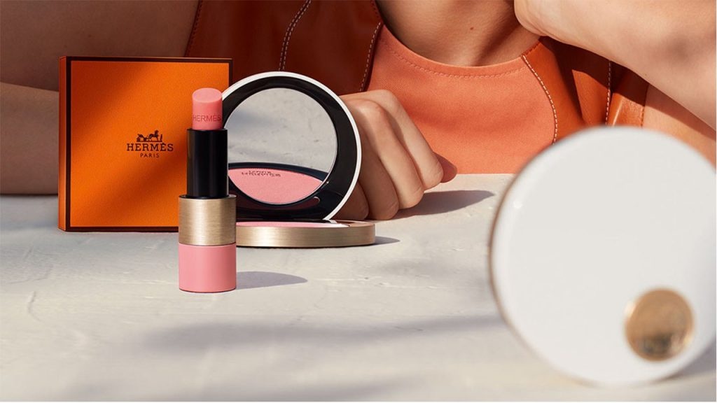 In April 2021, Hermès released a new range of blushes, including an exclusive shade for the Asian market. Photo: Hermès/Jack Davison