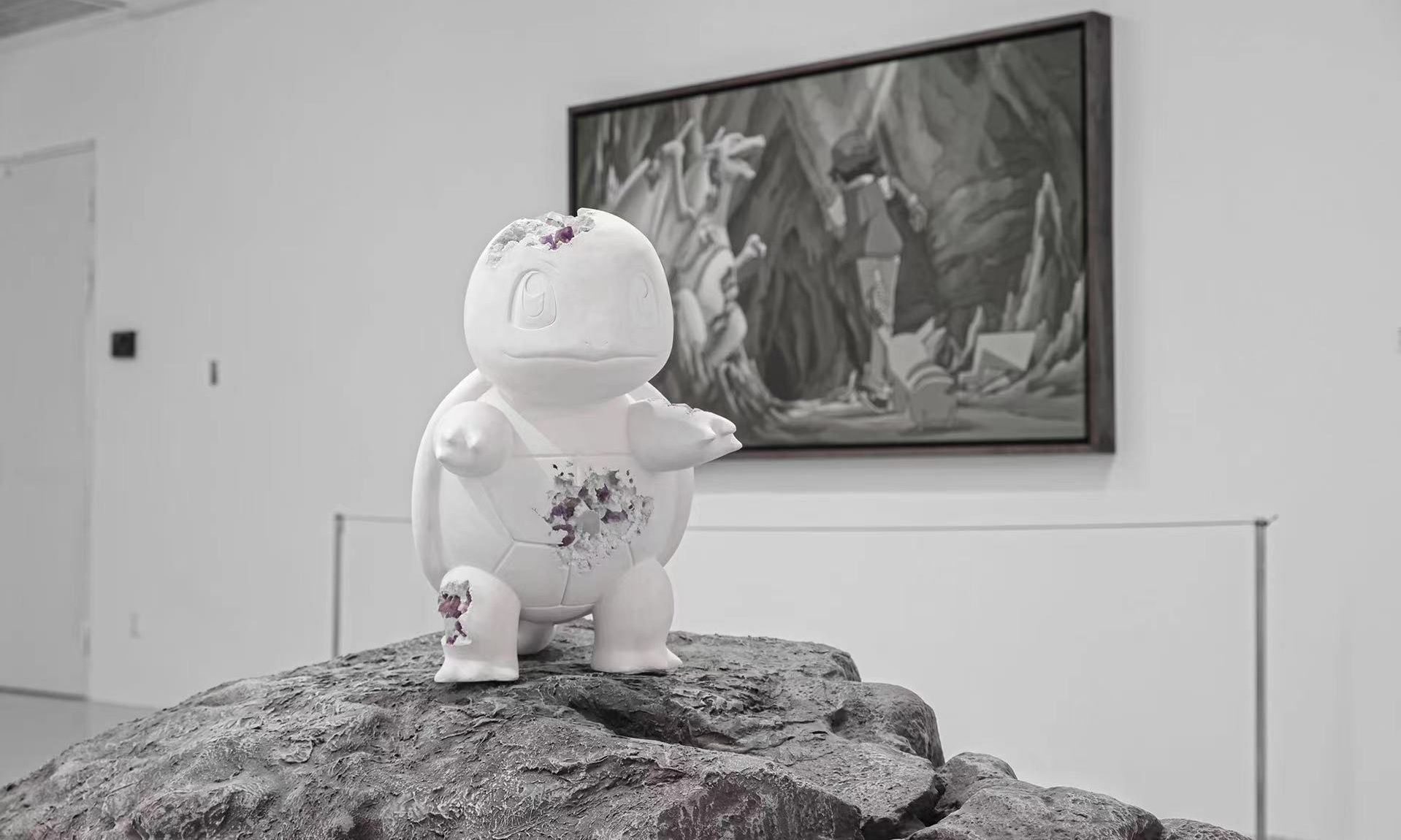 A shot of the K11 x Daniel Arsham x Pokémon exhibition currently on show. Photo: Daniel Arsham x Pokémon