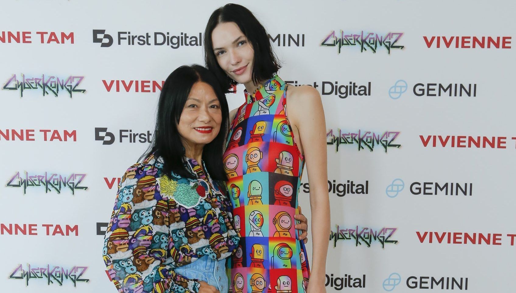Vivienne Tam Looks To Fashion’s Metaversal Future At NYFW With Bored Ape, Cryptopunks, And Mahjong Designs