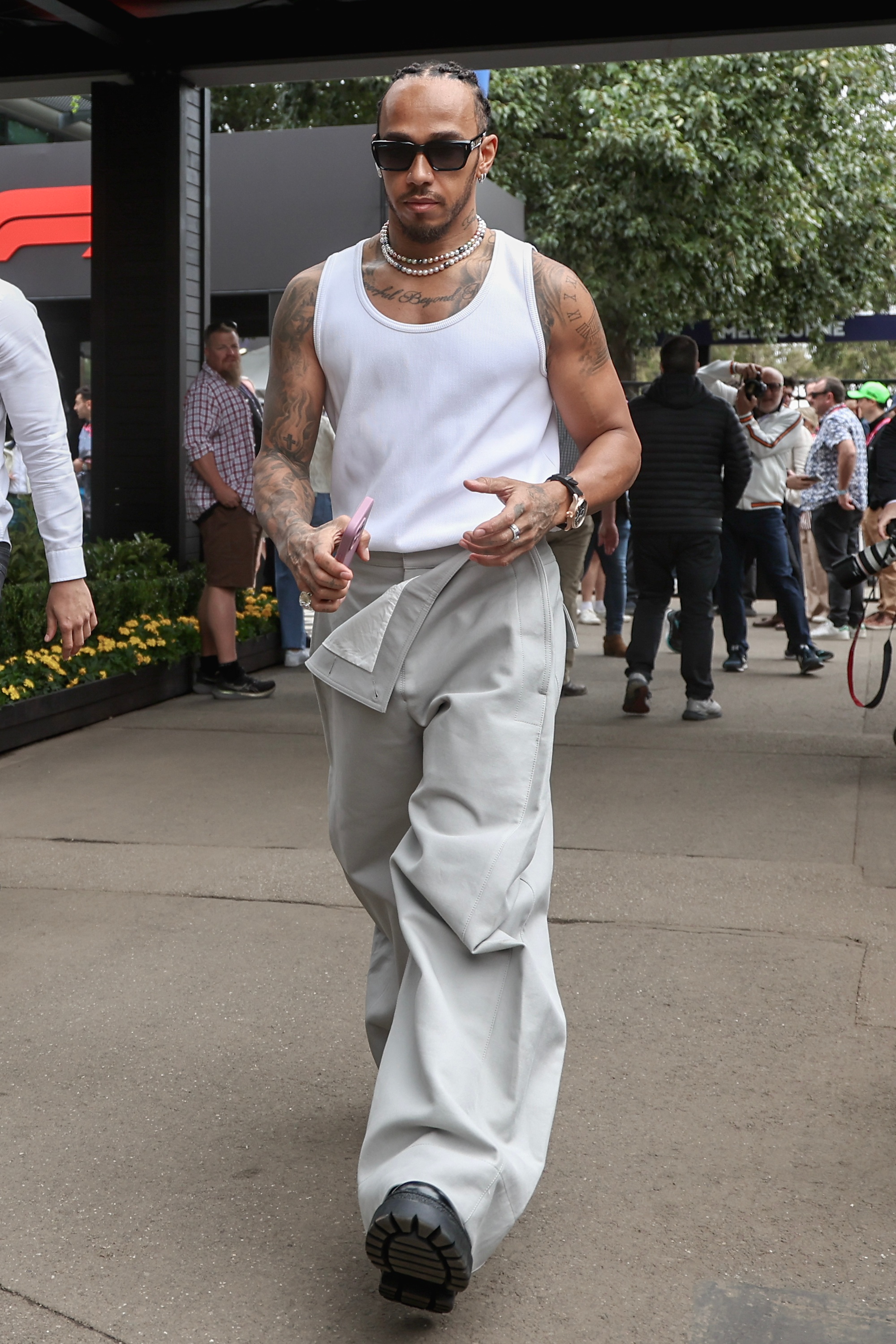 Lewis Hamilton of Great Britain and Mercedes-AMG Petronas F1 Team at the F1 Grand Prix of Australia in March 2024. Photo: Getty Images