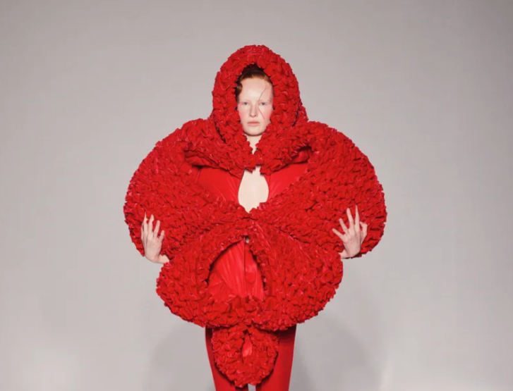 A garment from ChenPeng's show at Paris Fashion Week. Photo: ChenPeng