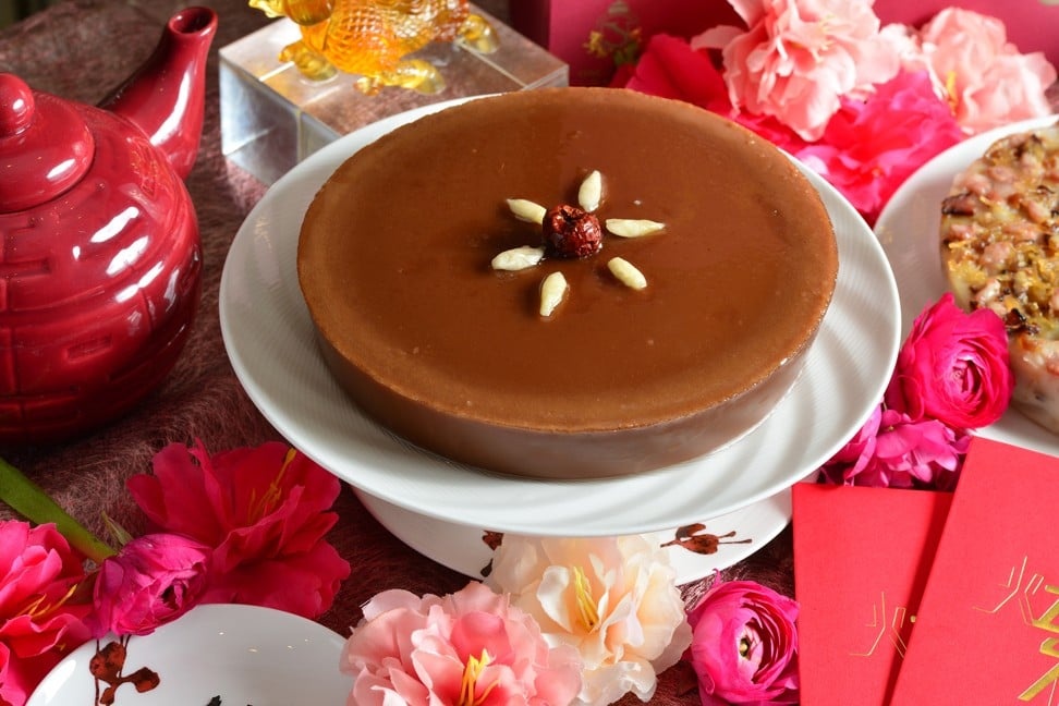 Chinese New Year Pudding with Coconut Milk and Ceylon Tea served at Hong Kong’s Ying Jee Club. Photo: SCMP