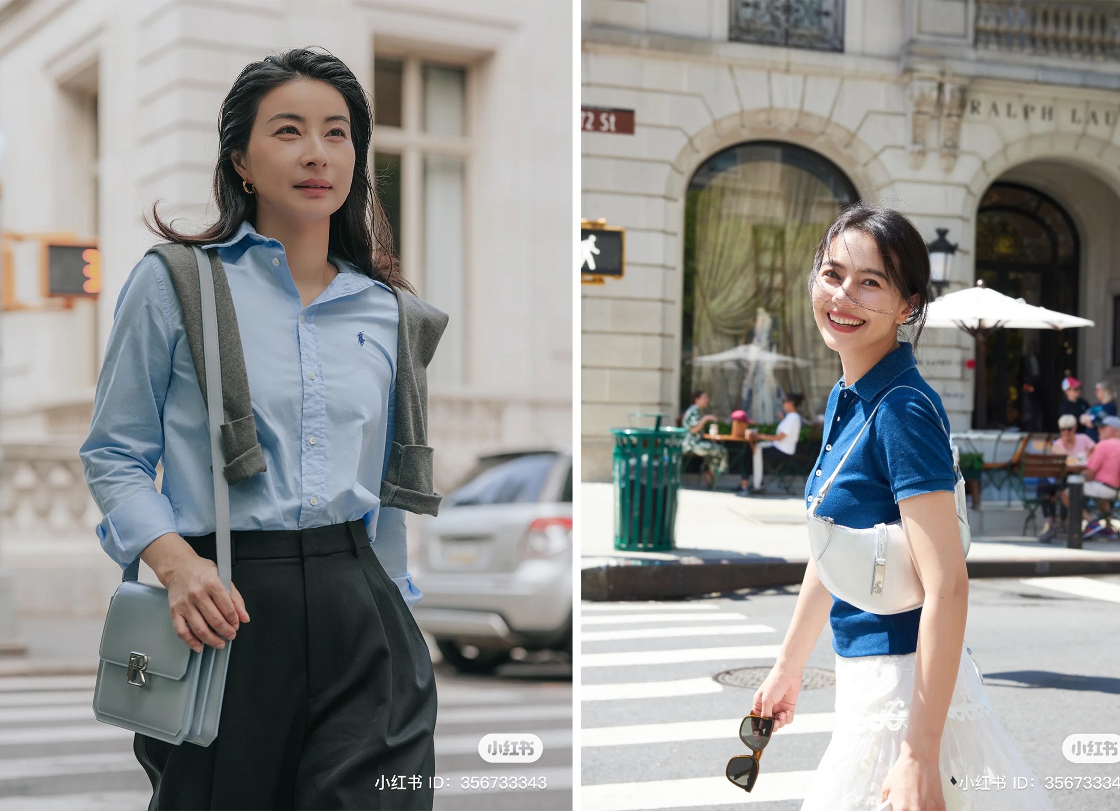 Ralph Lauren taps retired Chinese diver Guo Jingjing (left) and Chinese actress Gao Yuanyuan to promote its latest collection. Image: Ralph Lauren