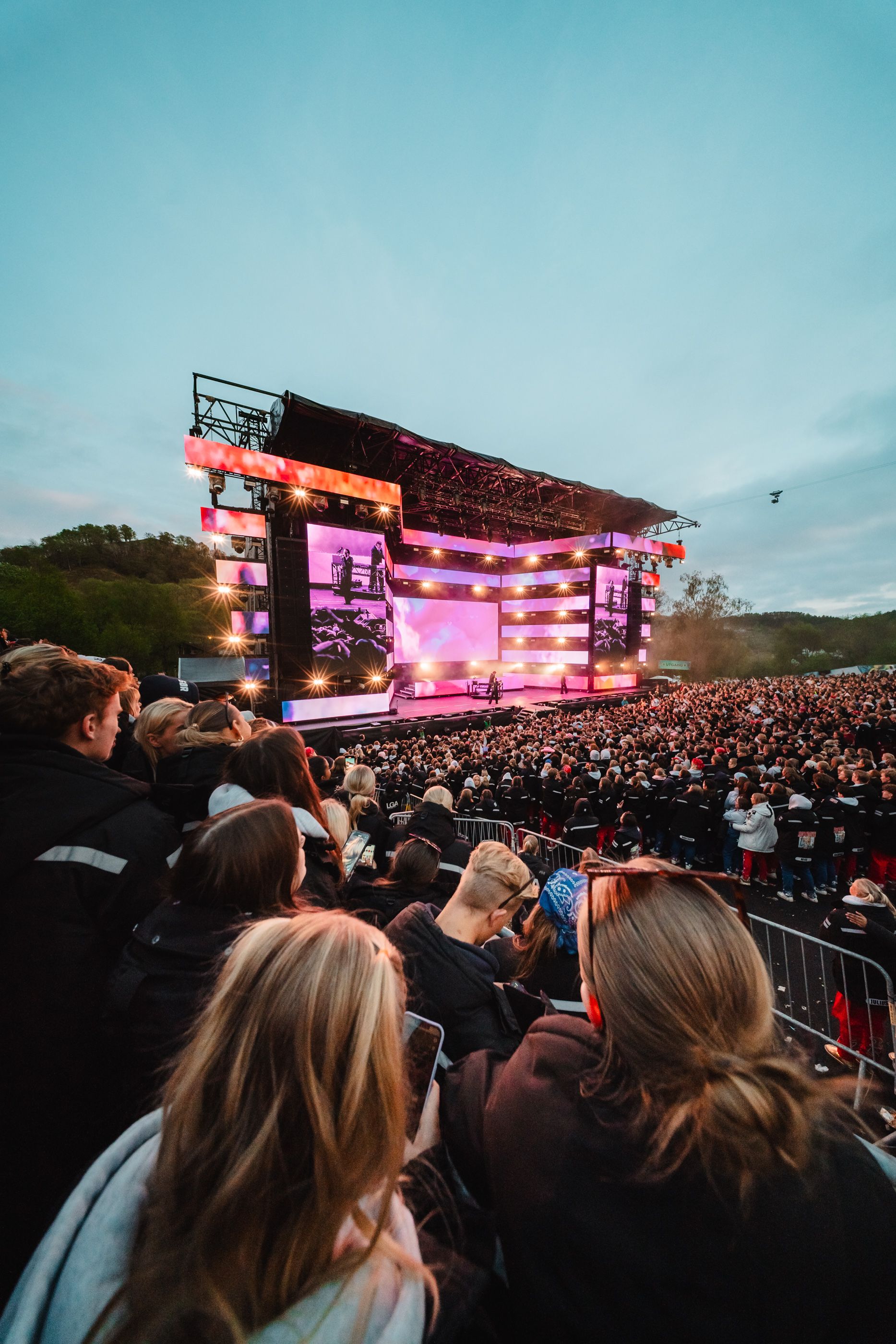 Utsikt mot Parkscenen på LS:Premium.