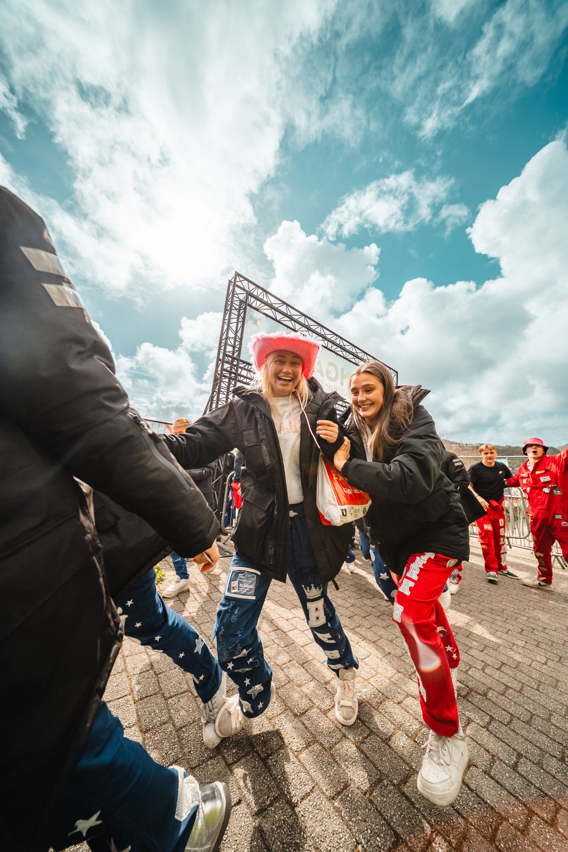 Russ ved innsjekk til Landstreff Stavanger.
