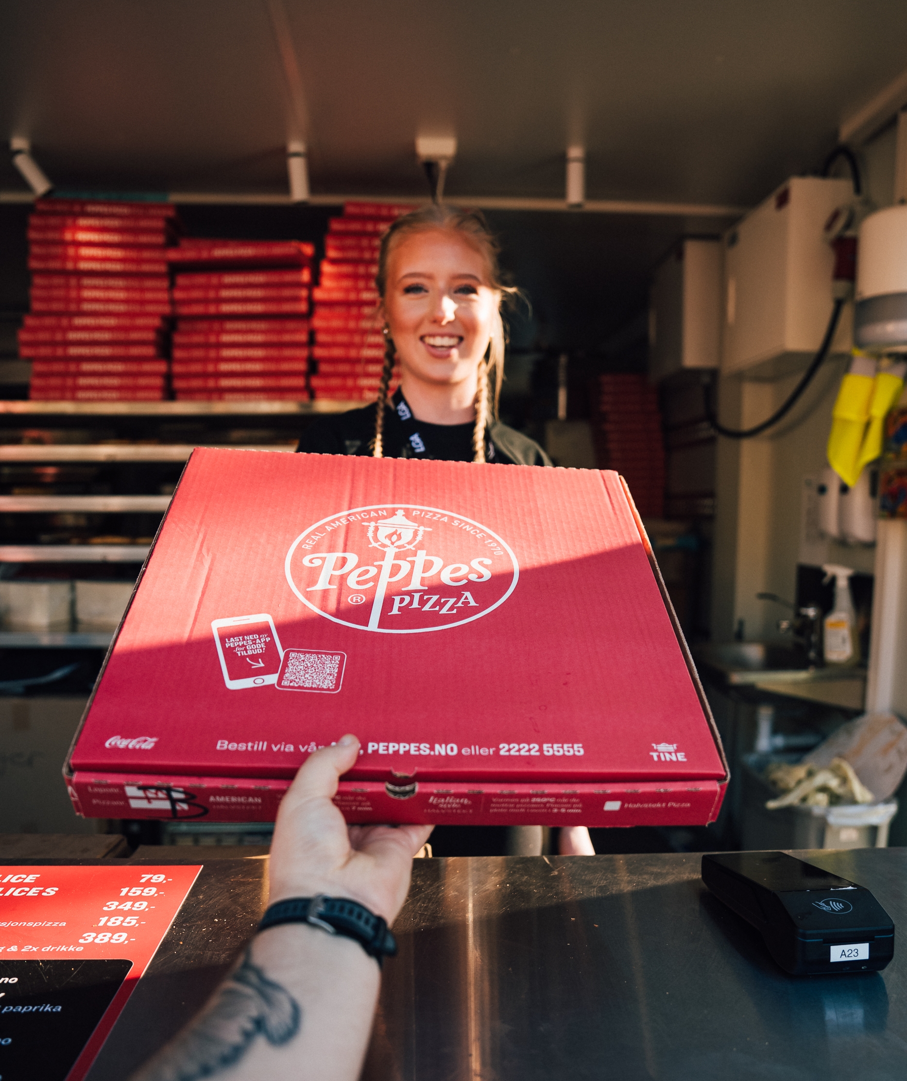 Peppes Pizza som partner for Landstreff Stavanger.