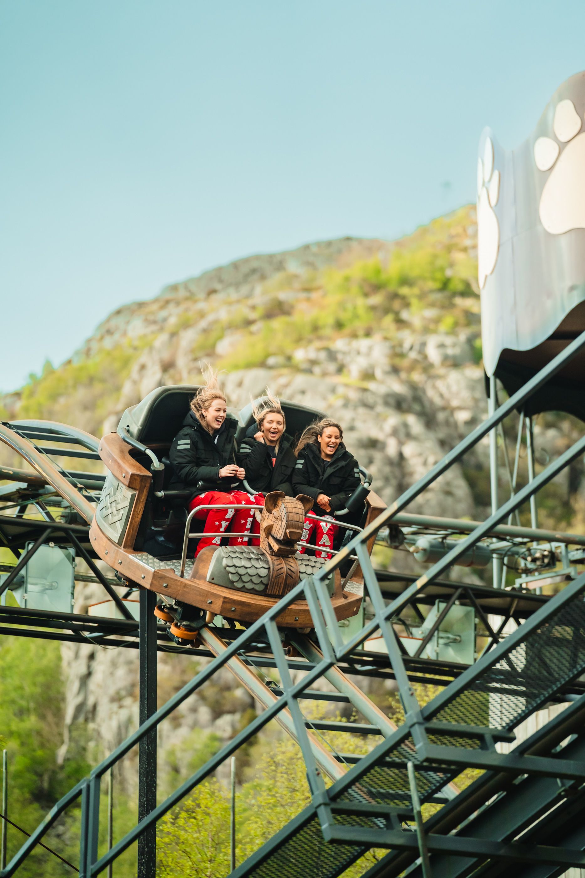 Attraksjonen Bukkerittet på LS.