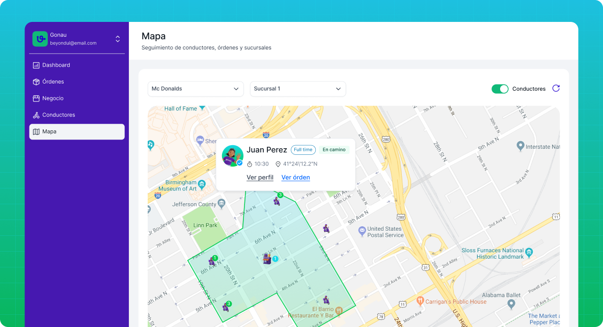 Gonau unifies delivery management with one dashboard for orders, drivers, and customers—offering real-time tracking, automation, and insights to simplify logistics.