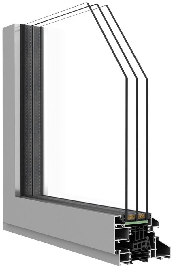 DA-FerroLine window profile cross-section