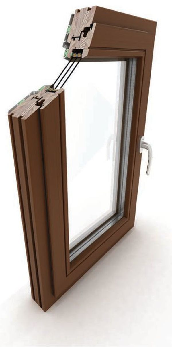 DDF-68 AL window profile cross-section