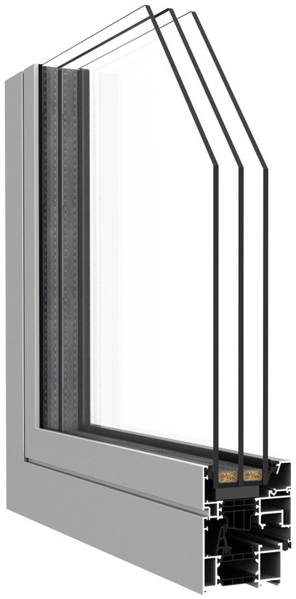 DA-70N window profile cross-section