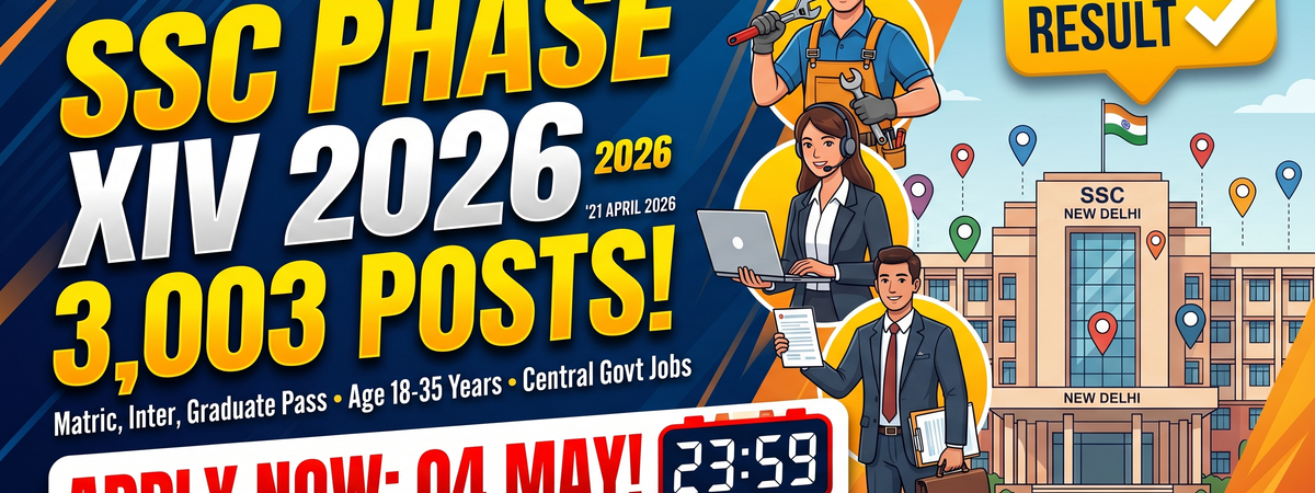 SSC Selection Phase 14 Online Registration 2026: Apply Now for 3,003 Central Government Vacancies