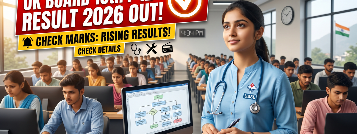 Uttarakhand Board 10th / 12th Result 2026: UBSE High School and Intermediate Scores Releasing April 25|Check Marksheets