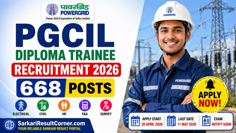 PGCIL Diploma Trainee Recruitment 2026: Official Notification for 668 Posts Out—Apply Online
