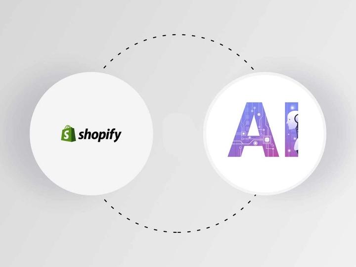 Soovituslik kujundus AI-otsingu viidete liikumisest Shopify poe külastusteks ja tellimusteks.
