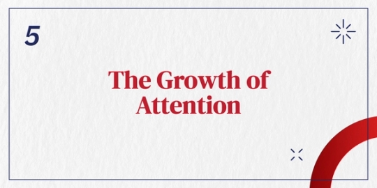 The Growth of Attention