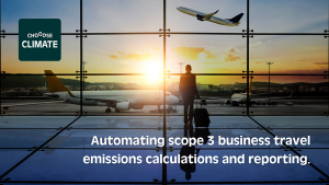 Automating scope 3 business travel emissions calculations and reporting